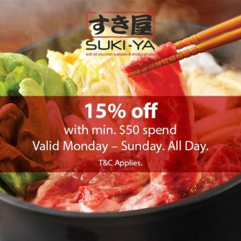 SUKI-YA-15-off-Promotion-with-Maybank-350x350 Now till 30 Jun 2020: SUKI-YA 15% off Promotion with Maybank