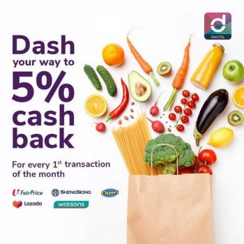 Singtel-Dash-5-Cashback-Promotion-350x350 Now till 30 Apr 2020: Singtel Dash 5% Cashback Promotion