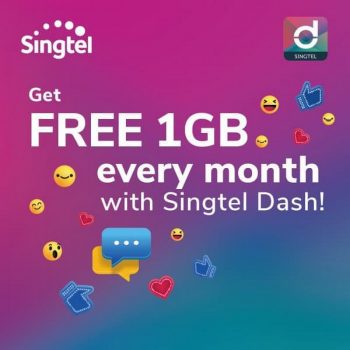 Singtel-Dash-FREE-1-GB-Date-350x350 Now till 30 Jun 2020: Singtel Dash FREE 1 GB Date