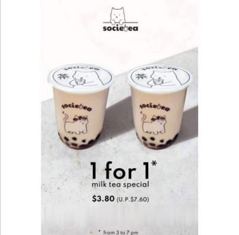 Societea-1-for-1-Promotion-350x344 Now till 17 Apr 2020: Societea  1 for 1 Promotion