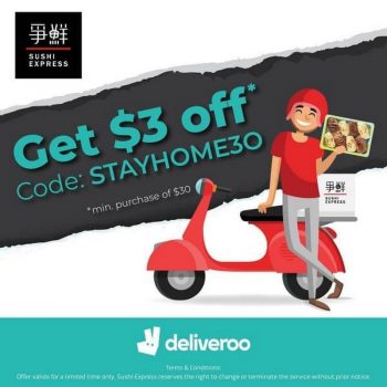 Sushi-Express-Deliveroo-Promotion-350x350 24 Apr 2020 Onward: Sushi Express Deliveroo Promotion