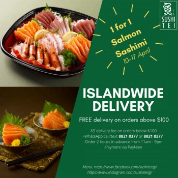 Sushi-Tei-Delivery-Promotion-350x350 10-17 Apr 2020: Sushi Tei Delivery Promotion