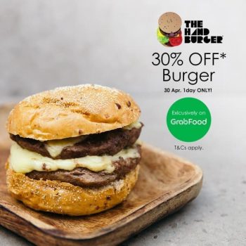 The-Soup-Spoon-The-Hand-Burger-30-Off-Promotion-350x350 30 Apr 2020: The Hand Burger Exclusive Deal at The Soup Spoon on GrabFood