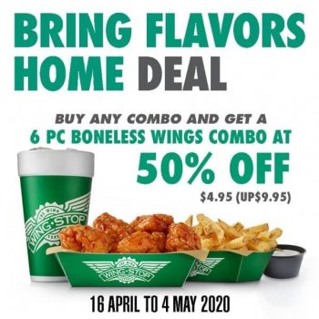 Wingstop-Bring-Flavors-Home-Deal-at-VivoCity--350x350 27 Apr-4 May 2020: Wingstop Bring Flavors Home Deal at VivoCity