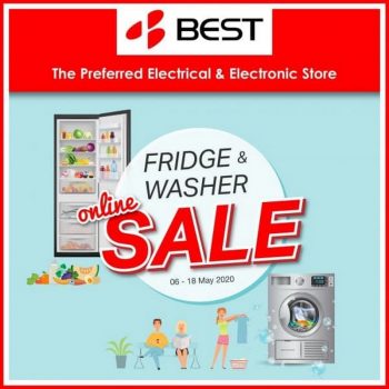 BEST-Denki-Fridge-Washer-Online-Sale-350x350 Now till 18 May 2020: BEST Denki Fridge & Washer Online Sale