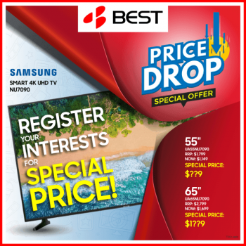 BEST-Denki-Samsung-TV-Price-Drop-Promotion--350x350 2 Jun 2020: BEST Denki Samsung TV Price Drop