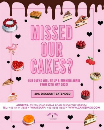 Cake-Spade-20-off-Promo-Extended-350x438 Now till 12 May 2020: Cake Spade 20% off Promo Extended