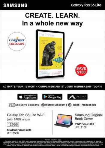 Challenger-Galaxy-Tab-S6-Lite-Promo-350x495 2 May 2020 Onward: Challenger Galaxy Tab S6 Lite Promo