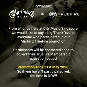 City-Music-Martin-and-TrueFire-Promotion-350x350 21-31 May 2020: City Music Martin and TrueFire Promotion