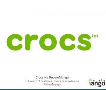 Crocs-Cashback-Promotion-on-RebateMango-with-HSBC-350x296 28-31 May 2020: Crocs Cashback Promotion on RebateMango with HSBC