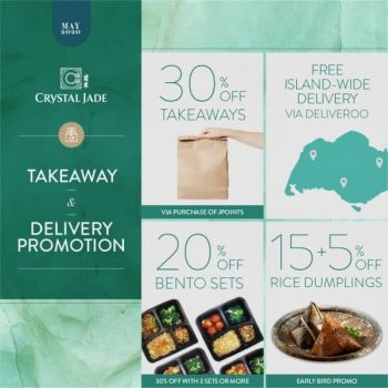 Crystal-Jade-Takeaway-and-Delivery-Promotion-350x350 26 May 2020 Onward: Crystal Jade Takeaway and Delivery Promotion