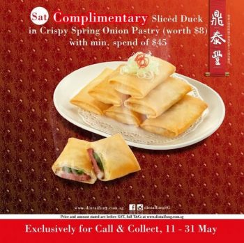 Din-Tai-Fung-Complimentary-Crispy-Spring-Onion-Pastry-Promo-350x349 11-31 May 2020: Din Tai Fung Complimentary Crispy Spring Onion Pastry Promo