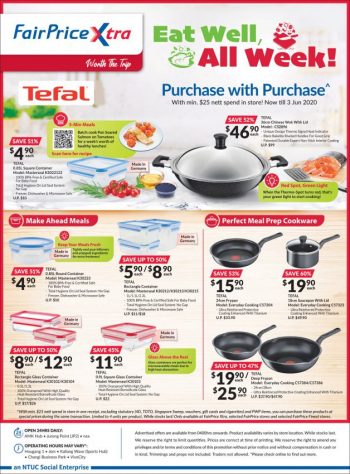 FairPrice-Xtra-Tefal-Cookware-Purchase-with-Purchase-Promotion-350x474 21 May-3 Jun 2020: FairPrice Xtra Tefal Cookware Purchase-with-Purchase Promotion