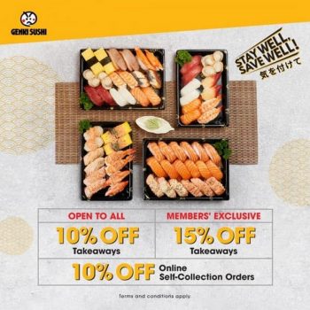 Genki-Sushi-10-off-Promotion-350x350 Now till 1 Jun 2020: Genki Sushi 10% off Promotion