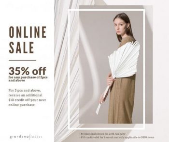 Giordano-Ladies-Online-Sale-350x293 Now till 26 Jun 2020: Giordano Ladies Online Sale