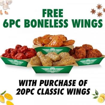 Hillion-Mall-Free-6-pc-Boneless-Wings-Promotion-350x350 27 May-31 Jul 2020: Wingstop Free 6 pc Boneless Wings Promotion at Hillion Mall