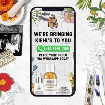 Kiehls-Free-Local-Delivery-Promotion-350x350 25 May 2020 Onward: Kiehl's Free Local Delivery Promotion