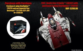 LEGO-Star-Wars-Ultimate-Collectors-Series-A-Wing-Starfighter-Promotion-350x218 13-31 May 2020: LEGO Star Wars Ultimate Collectors Series A-Wing Starfighter Promotion