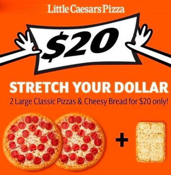Little-Caesars-Pizza-Large-Classic-Pizzas-Cheesy-bread-Promo-350x359 Now till 2 Aug 2020: Little Caesars Pizza Large Classic Pizzas & Cheesy bread Promo