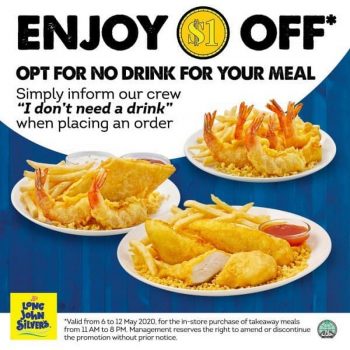 Long-John-Silvers-1-off-Promo-350x350 6-12 May 2020: Long John Silver's $1 off Promo