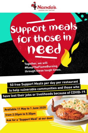 Nando’s-Free-Meals-Promotion-350x527 13 May-1 Jun 2020: Nando’s Free Meals Promotion