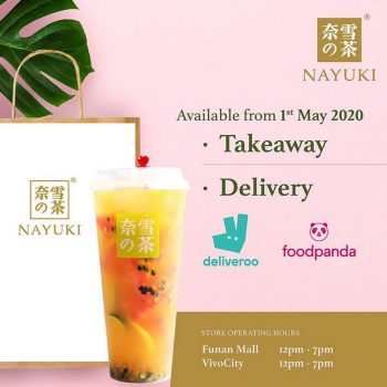 Nayuki-1-for-1-Drinks-Takeaway-Promotion-350x350 Now till 31 May 2020: Nayuki 1-for-1 Drinks Takeaway Promotion