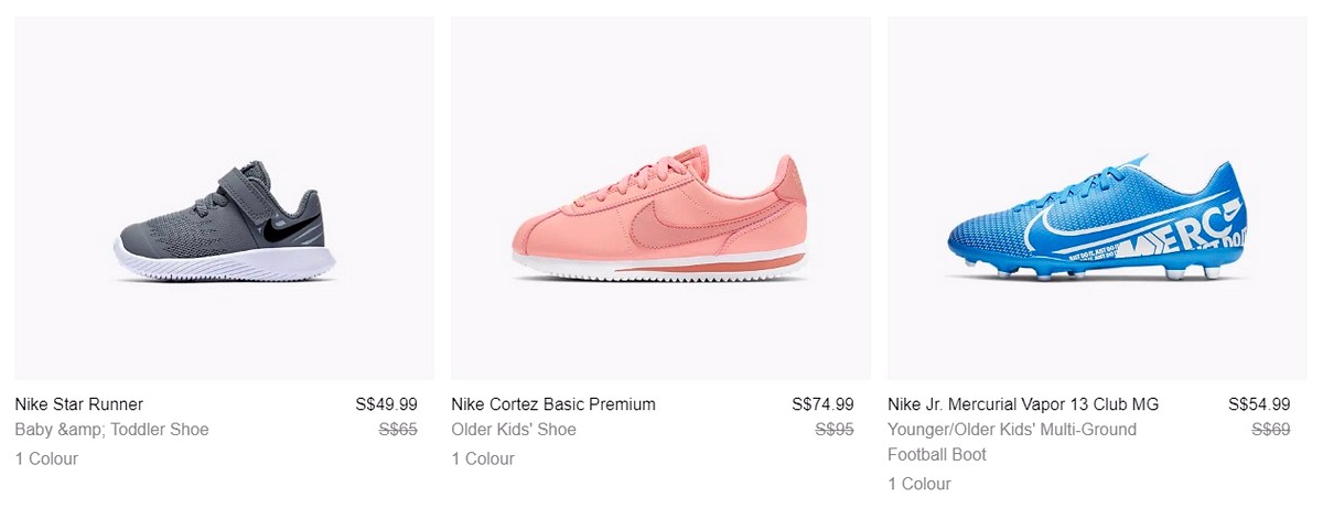 Nike-Warehouse-Sale-Kids-004 15-17 May 2020: Nike Official Store Online Sale! Up to 25% off+Extra 30% Off Sitewide!