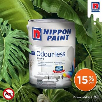 Nippon-Paint-15-off-Promotion-350x350 Now till 31 May 2020: Nippon Paint 15% off Promotion