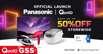 Qoo10-Online-Exclusive-Promotion-350x183 28 May 2020 Onward: Panasonic Online Exclusive Promotion at Qoo10