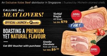 Qoo10-Singapore-Official-Launch-Special-Promotion-350x183 25 May 2020 Onward: Kobe Beef Distributor Official Launch Special Promotion on Qoo10