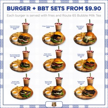 Route-65’s-Burger-Bubble-Tea-Combo-Promo-350x350 8 May 2020 Onward: Route 65’s Burger & Bubble Tea Combo Promo