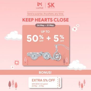SK-JEWELLERY-Sitewide-Promotion-on-Lazada-350x350 24-31 May 2020: SK JEWELLERY Sitewide Promotion on Lazada