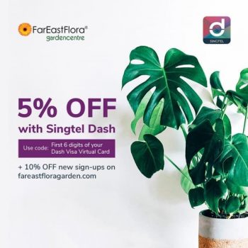 Singtel-Dash-Exclusive-Promotion--350x350 22 May-30 Jun 2020: FarEastFlora.com Pte Ltd Exclusive Promotion with Singtel Dash