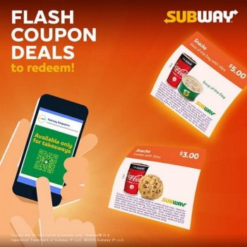 Subway-Flash-Coupon-Deal-350x350 5 May 2020 Onward: Subway Flash Coupon Deal