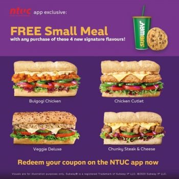 Subway-Free-Small-Meal-Promotion-350x350 1-31 May 2020: Subway Free Small Meal Promotion
