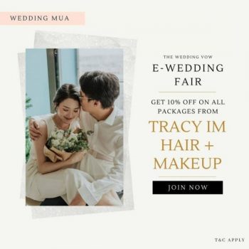 The-wedding-Vow-E-Wedding-Fair-Promotion-350x350 20-31 May 2020: The wedding Vow E-Wedding Fair Promotion from Tracy.Im Hair + Make Up