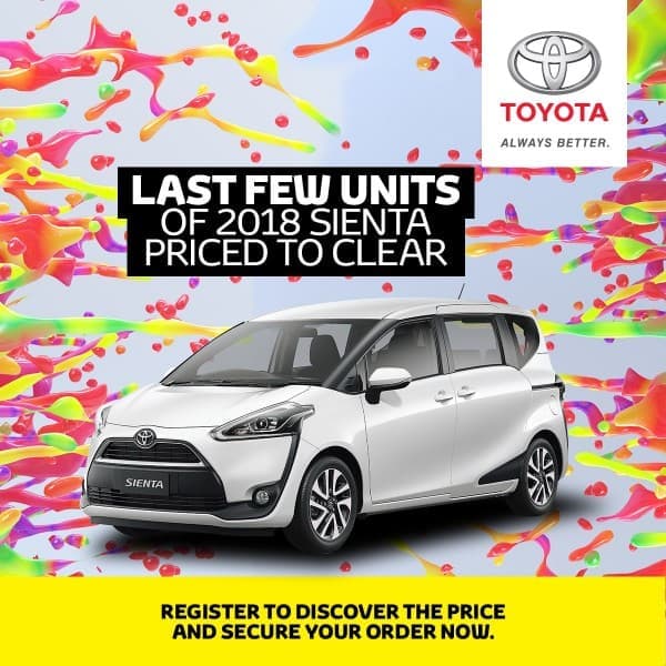 21 May 2020 Onward: Toyota Flash Deal - SG.EverydayOnSales.com