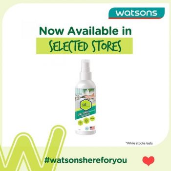 Watsons-Surface-Antimicrobial-Spray-Promotion-350x350 27 May 2020 Onward: Watsons Surface Antimicrobial Spray Promotion
