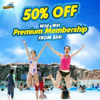 Wild-Wild-Wet-Premium-Membership-Annual-Pass-Deals-350x350 23-31 May 2020: Wild Wild Wet Premium Membership Deals! 50% off Annual Pass!