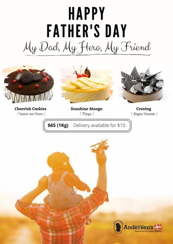 2021 Jun 2020 Andersen's of Denmark Father's Day Promotion SG
