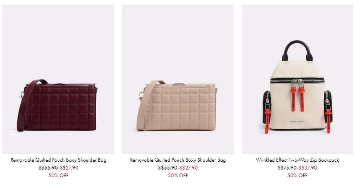 Today onwards: Charles & Keith Sitewide up to 72% Off Sale! For Bags,  Shoes, Wallets & More! 