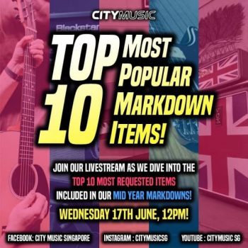 City-Music-Mid-Year-Markdowns--350x350 17 Jun 2020: City Music Mid Year Markdowns Items Live