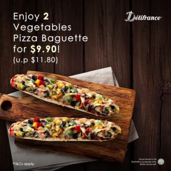 Delifrance-Vegetables-Pizza-Baguette-Promotion-350x350 12 Jun 2020 Onward: Delifrance Vegetables Pizza Baguette Promotion