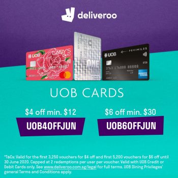 Deliveroo-Promo-Codes-for-UOB-Cardmembers-350x350 5-30 Jun 2020: Deliveroo Promo Codes for UOB Cardmembers