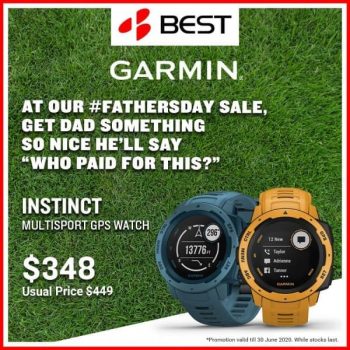 Garmin-Smartwatches-Fathers-Day-Promotion-at-BEST-Denki-350x350 22-30 Jun 2020: Garmin Smartwatches Father's Day Promotion at BEST Denki