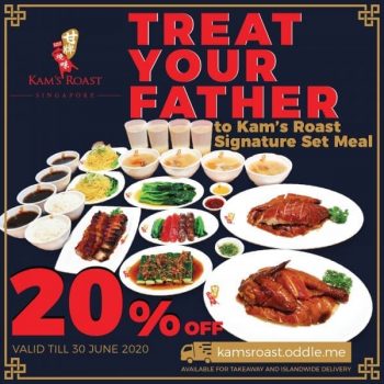 Kams-Roast-Fathers-Day-Promotion-350x350 9-30 Jun 2020: Kam's Roast Father's Day Promotion