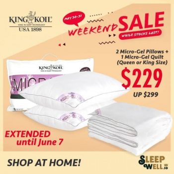 King-Koil-Extended-Weekend-Sale-350x350 5-7 Jun 2020: King Koil Extended Weekend Sale