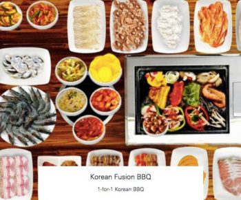 Korean-Fusion-BBQ-1-for-1-Promotion-with-HSBC-350x291 1 Jun-30 Dec 2020: Korean Fusion BBQ 1-for-1 Promotion with HSBC