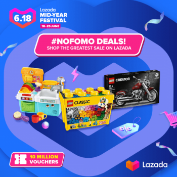 Lazada-Great-Baby-and-Toys-Sale-350x350 18-25 Jun 2020: Lazada Great Baby and Toys Sale