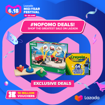 Lazada-Mother-Baby-Brands-Promotion-on-LazMall-350x350 18-25 Jun 2020: Lazada Mother & Baby Brands Sale on LazMall
